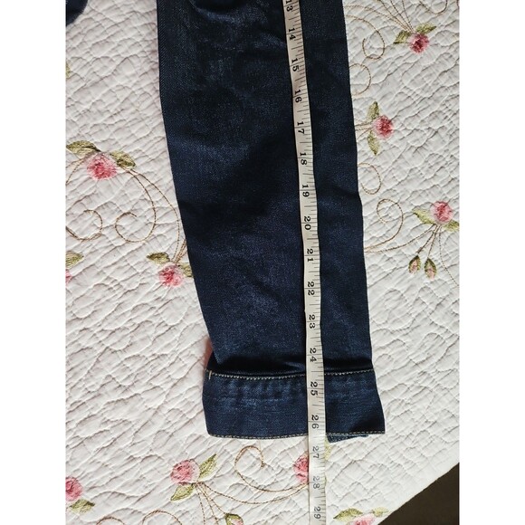 Frye and Co. Patriot Wash Western Trucker Denim Jacket NWT SZ LARGE - Picture 13 of 13